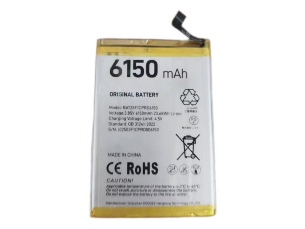 doogee battery BAT25F1CPRO6150
