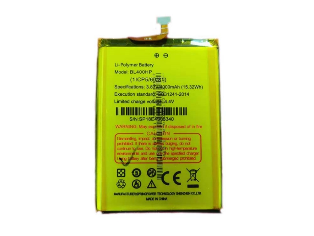 ruggear battery BL400HP