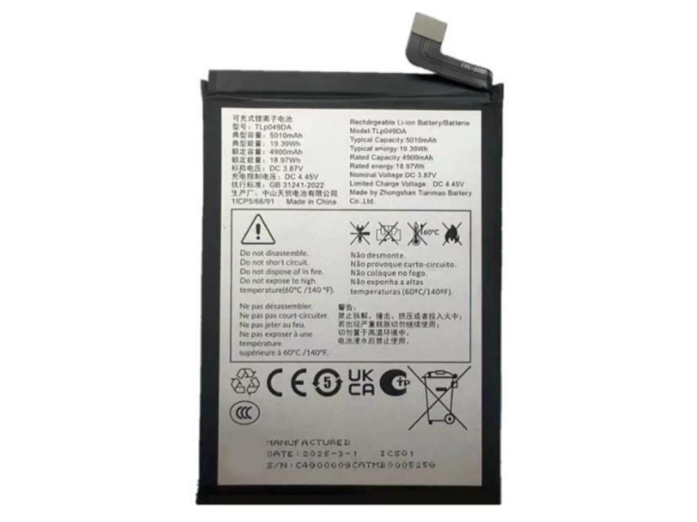 tcl battery TLp049DA